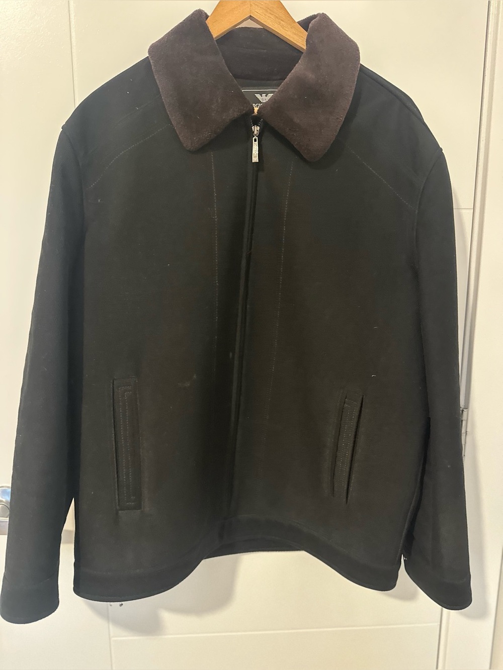 Reversible Giorgio Armani Le Collezioni Zip-Up Jacket